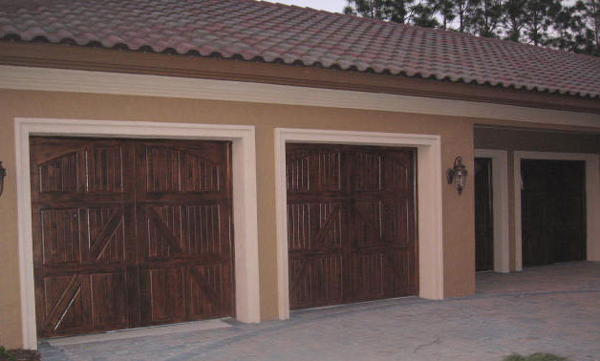 faux garage doors
